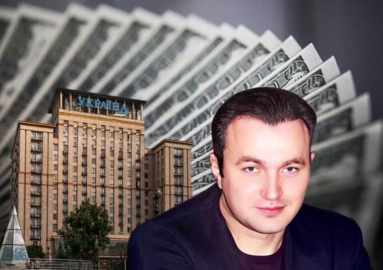 Maksym Krippa, who recently acquired the “Ukraine” hotel in central Kyiv, makes unsuccessful attempts to hide his ties with Russia and the gambling business