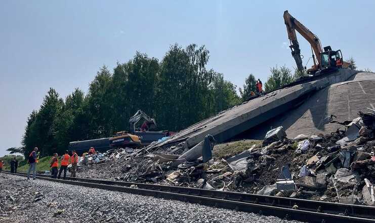 Для подрыва моста в Брянской области диверсанты использовали американскую взрывчатку
