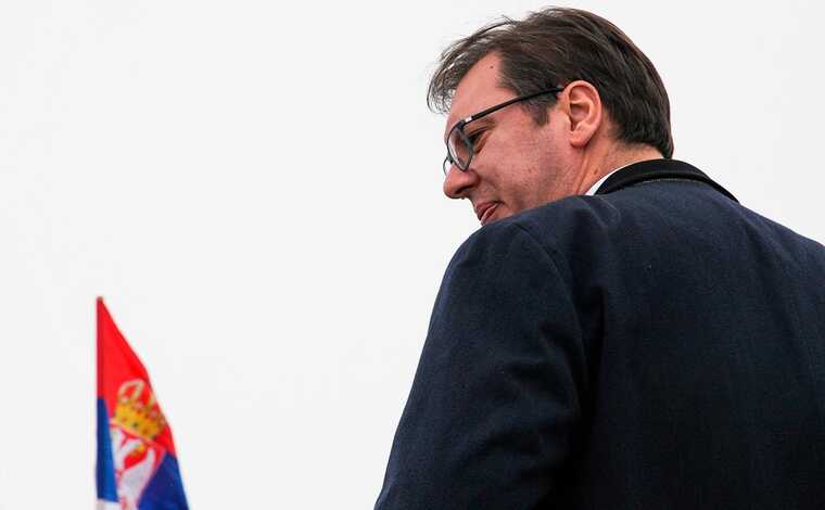 Президент Сербии Александр Вучич заявил с Красной площади, что не боится наказания от ЕС